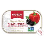 King Oscar Mackerel in Olive Oil Royal Fillets